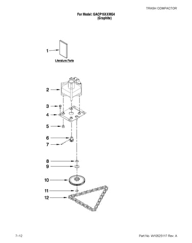 Motor and drive parts