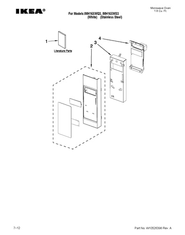 Control panel parts