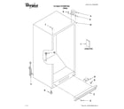 Whirlpool EV160NZTQ02 cabinet parts diagram