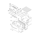 KitchenAid KDDO24CVX01 upper drawer parts diagram