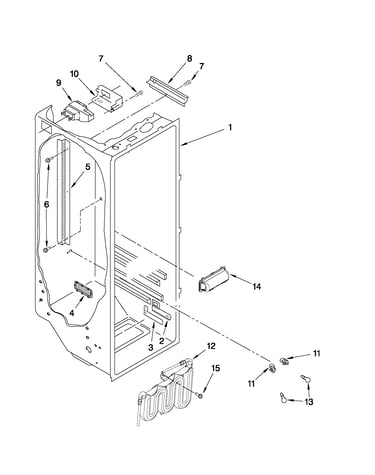 Refrigerator liner parts