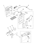 Dispenser front parts