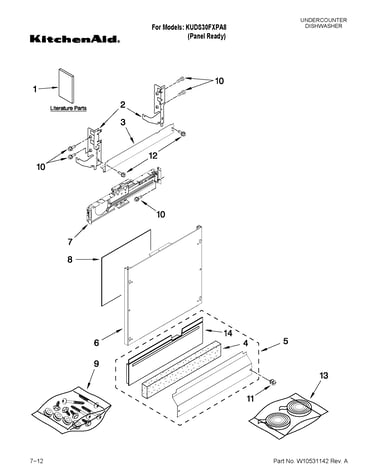 Door and panel parts
