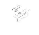 KitchenAid KUDS30FXPA8 control panel and latch parts diagram