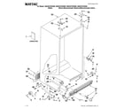 Maytag MSD2578VEW00 cabinet parts diagram