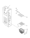 Freezer liner parts