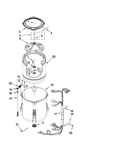 Basket and tub parts