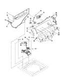 Controls and water inlet parts