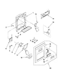Dispenser front parts