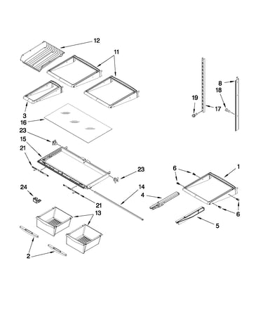 Shelf parts