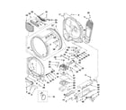 Whirlpool YWED8200YW1 bulkhead parts diagram
