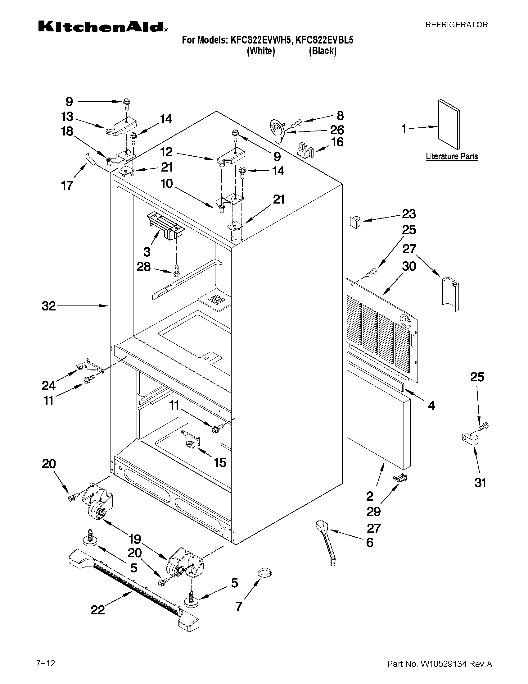 Cabinet parts