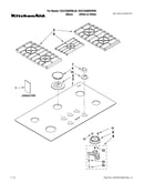 Cooktop, burner and grate parts