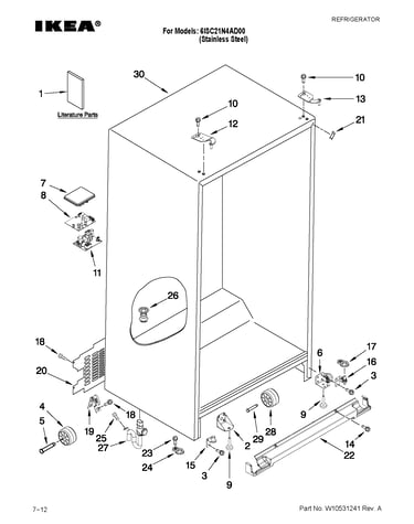 Cabinet parts