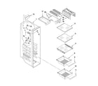 Ikea 6ISC21N4AD00 freezer liner parts diagram