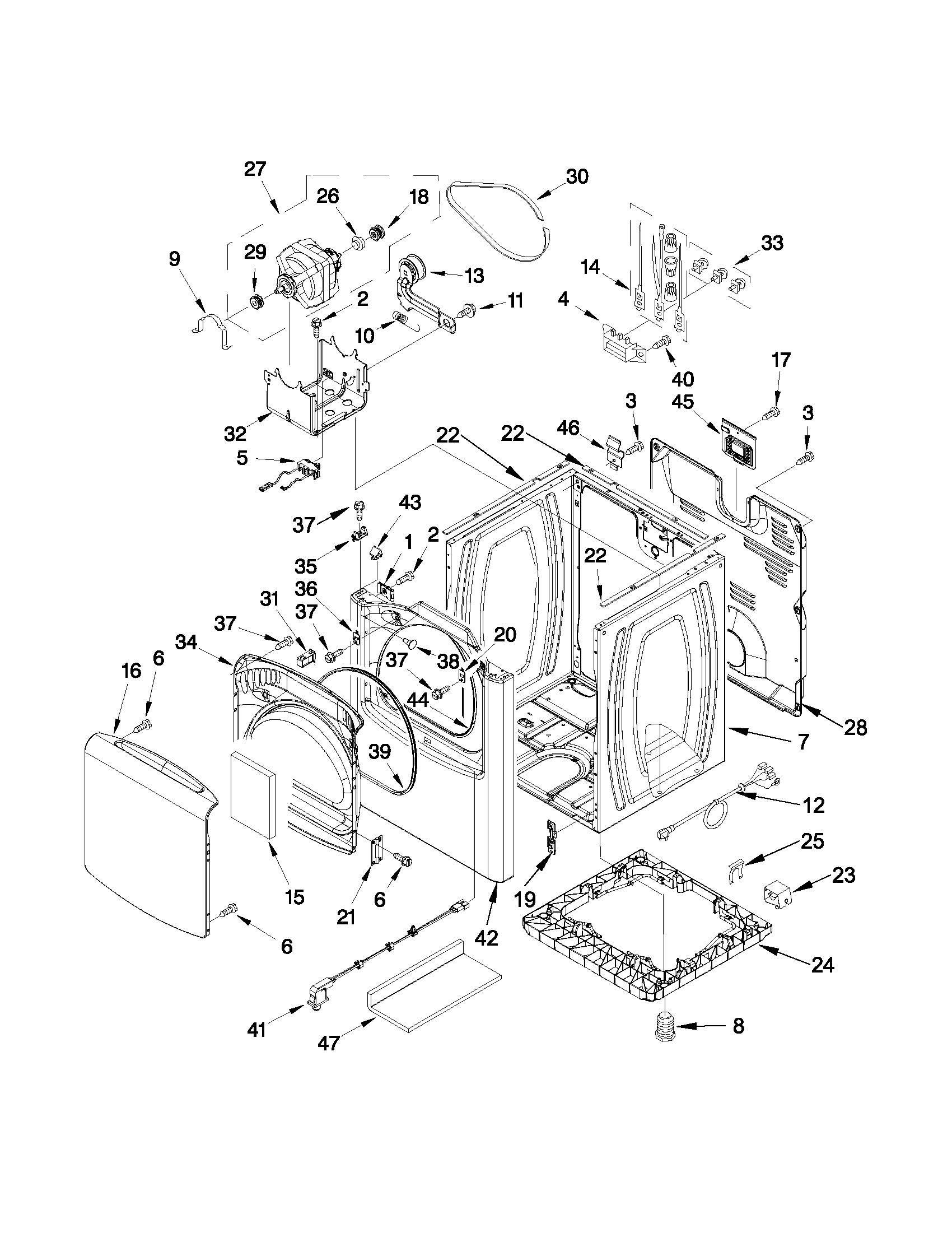 Cabinet parts