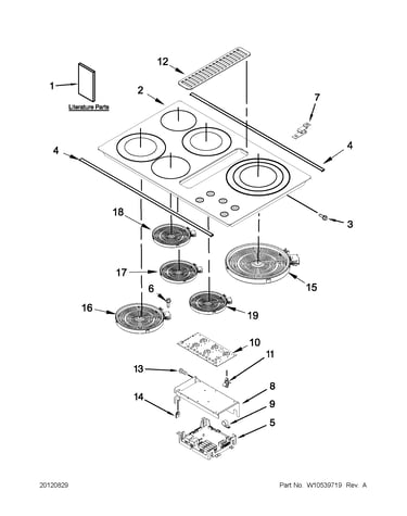 Cooktop parts