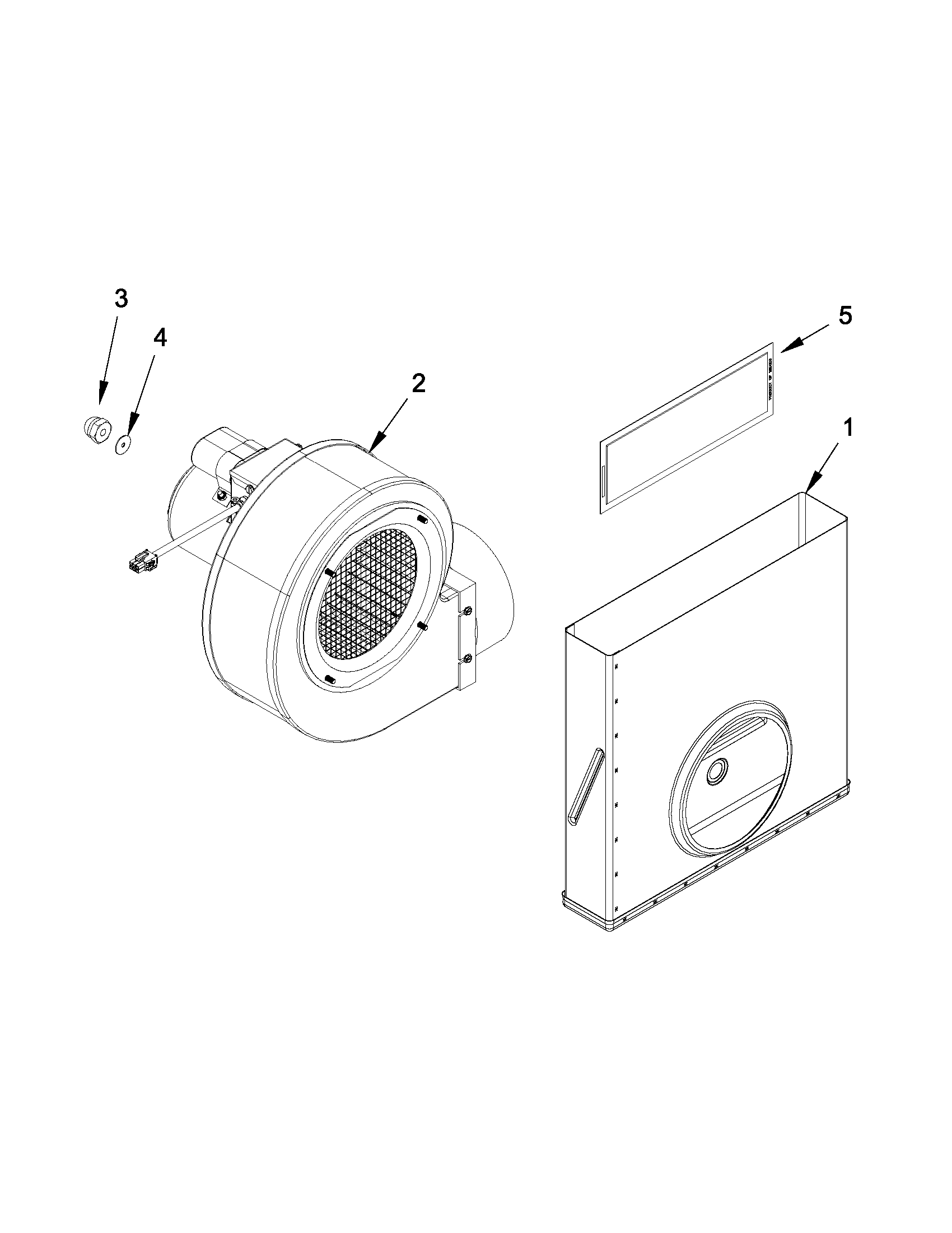 Blower unit parts