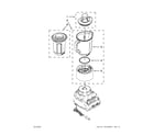 KitchenAid 5KSB5553BWH0 attachment parts diagram