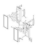 Refrigerator door parts