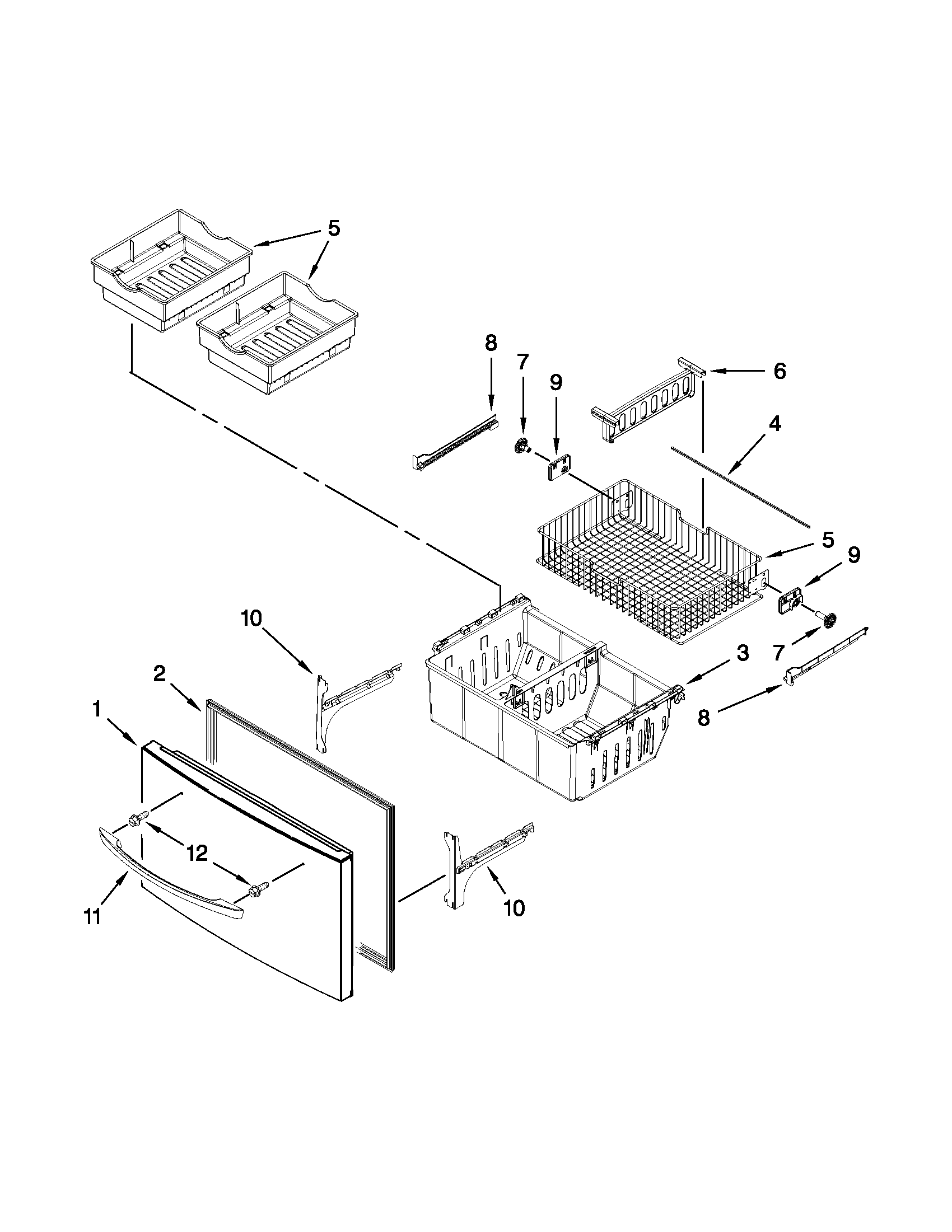 FREEZER DOOR PARTS