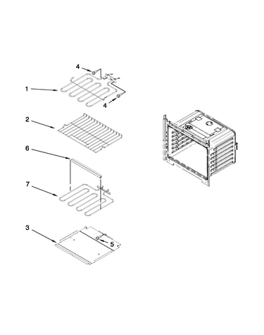 Internal oven parts