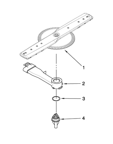 Lower washarm parts