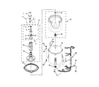 Maytag 7MMVWC410AW0 basket and tub parts diagram