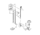 KitchenAid KUDC10FBSS0 fill, drain and overfill parts diagram