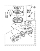 Pump, washarm and motor parts