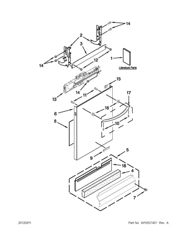 Door panel parts