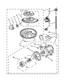 Pump, washarm and motor parts