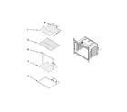 Whirlpool WOS51EC0AS01 internal oven parts diagram