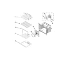 Whirlpool WOS92EC7AS01 internal oven parts diagram