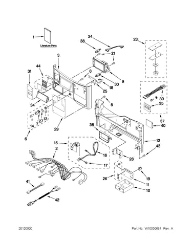 Control panel parts