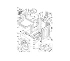 Maytag MLE20PDBYW1 dryer cabinet parts diagram
