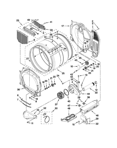 Bulkhead and blower parts