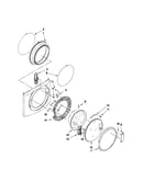 Washer door parts