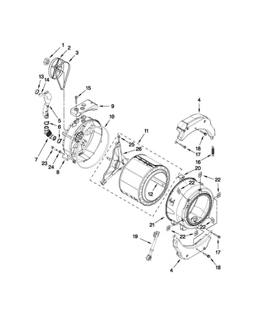 Tub and basket parts