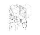 Maytag MFI2269VEM9 refrigerator liner parts diagram