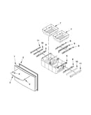 Freezer door parts