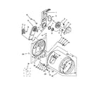 Maytag MEDC200XW2 bulkhead parts diagram