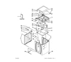 Maytag 7MMVWB950AG0 top and cabinet parts diagram
