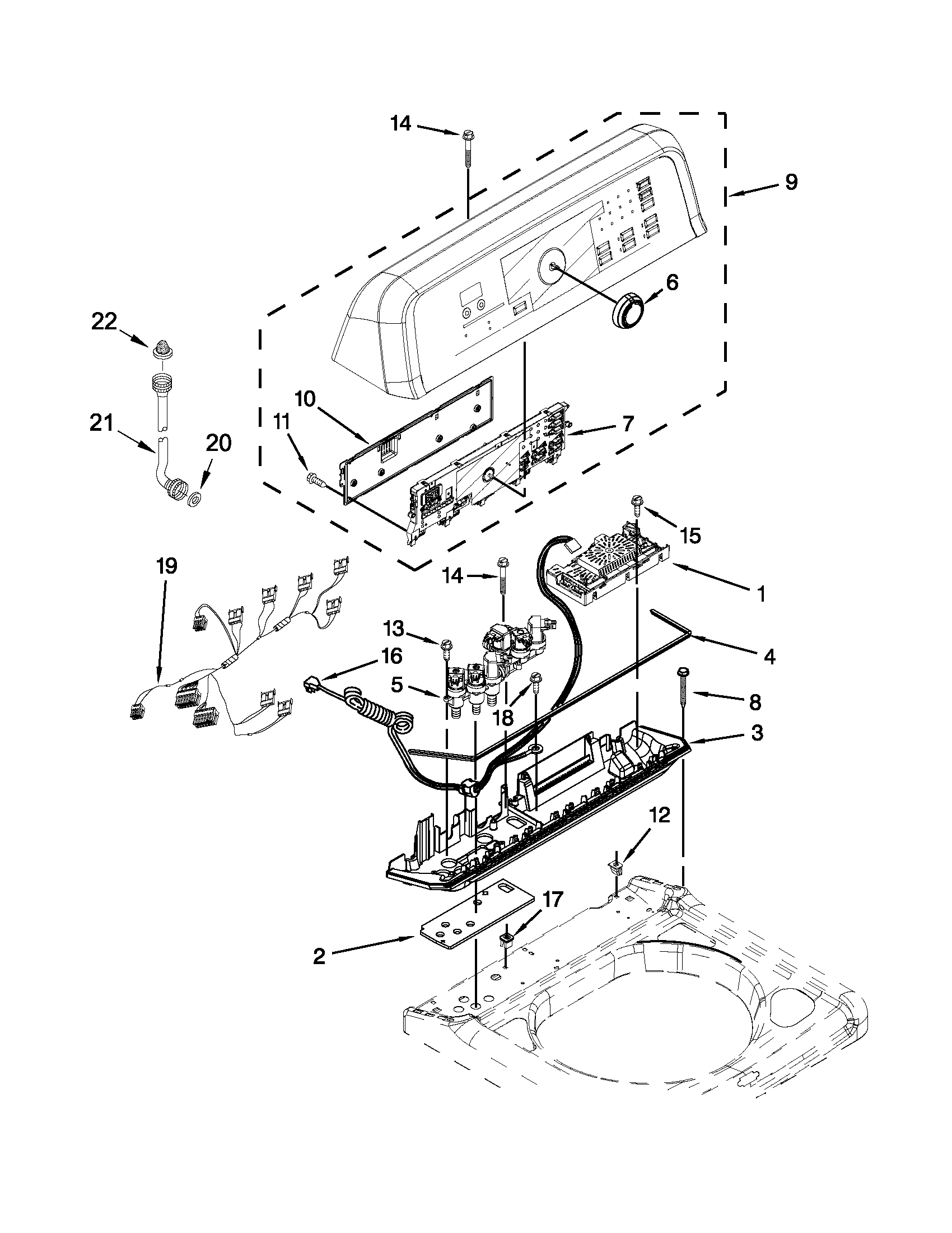 Control panel parts
