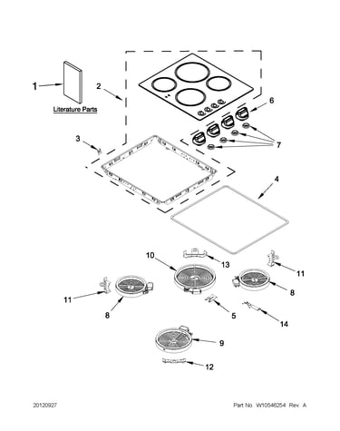 Cooktop parts