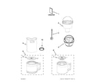 KitchenAid KCM112OB0 carafe and filter parts diagram