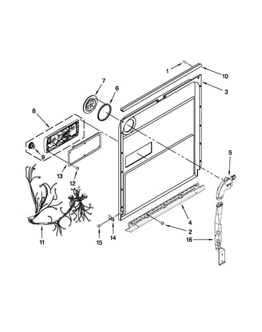 Inner door parts