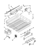 Upper rack and track parts