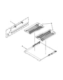 Third level rack and track parts