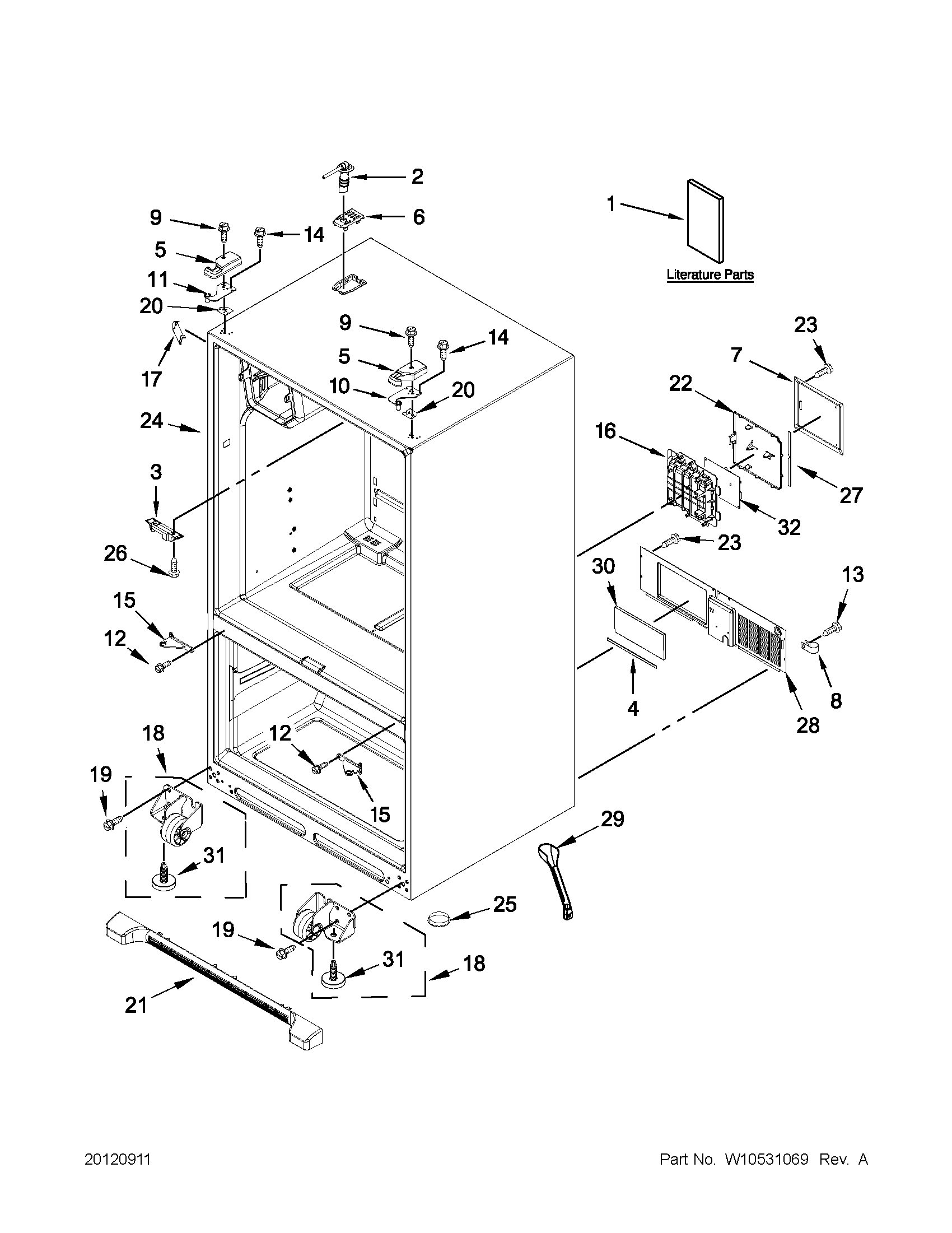 Cabinet parts